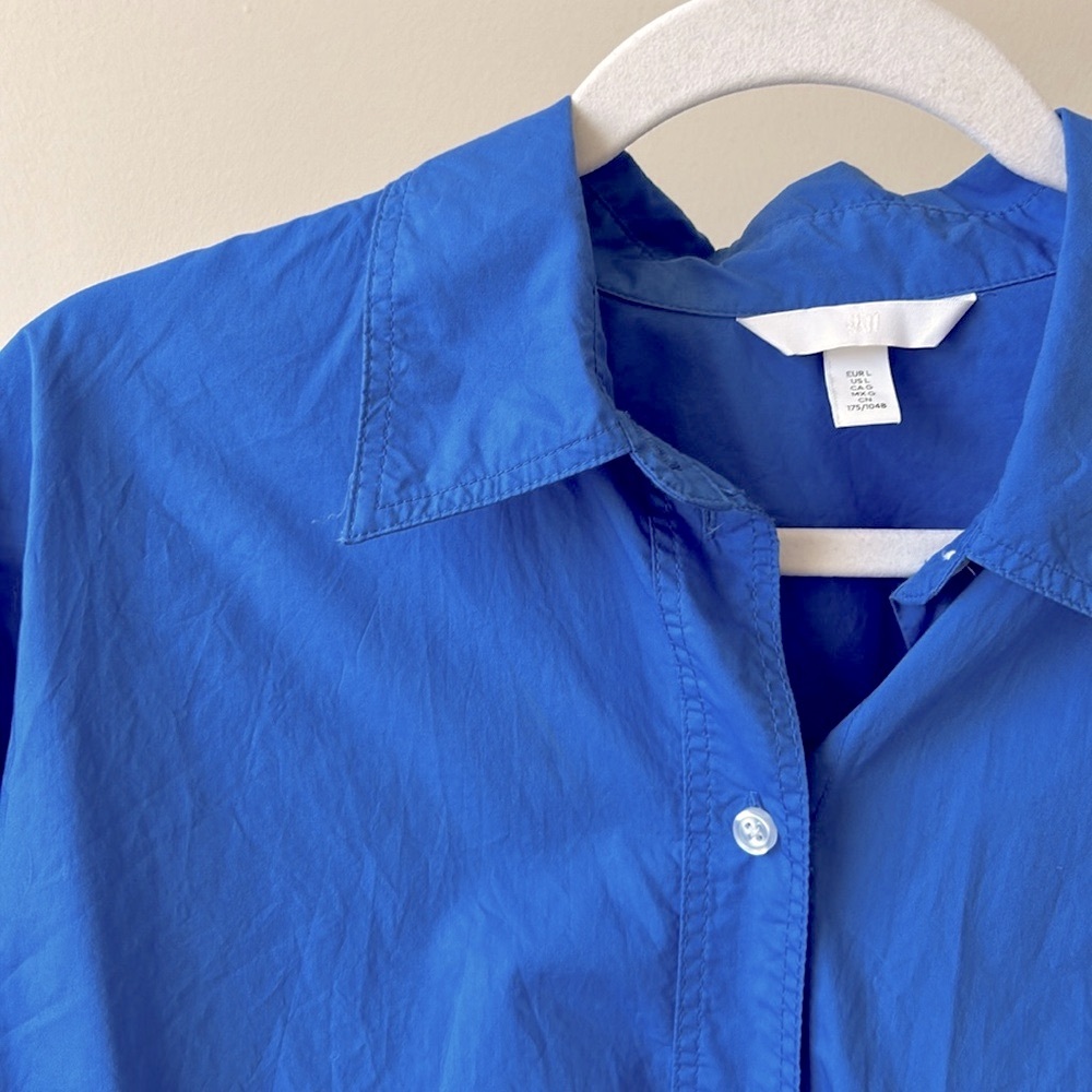 H&M Blue Button Up Shirt